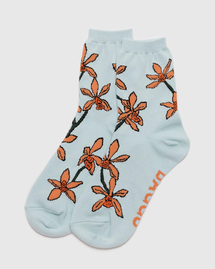 Baggu Socks Orchid / OS Crew Sock