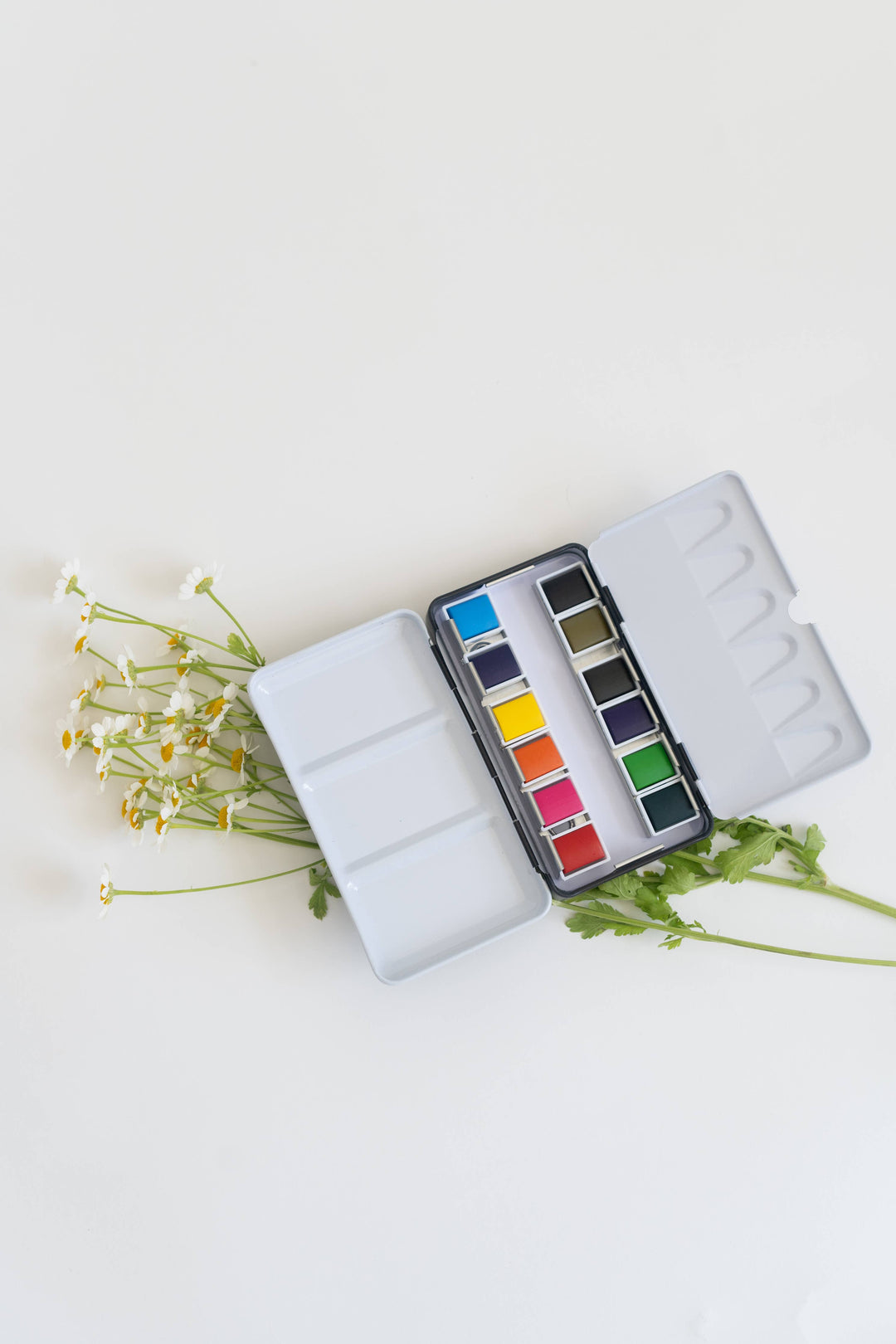 Bailey Rae Studio Gifts 12 Color Mini-Travel Watercolor Paint Palette