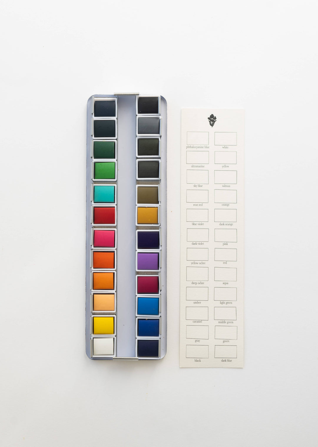Bailey Rae Studio Gifts 24 Color Watercolor Paint Palette