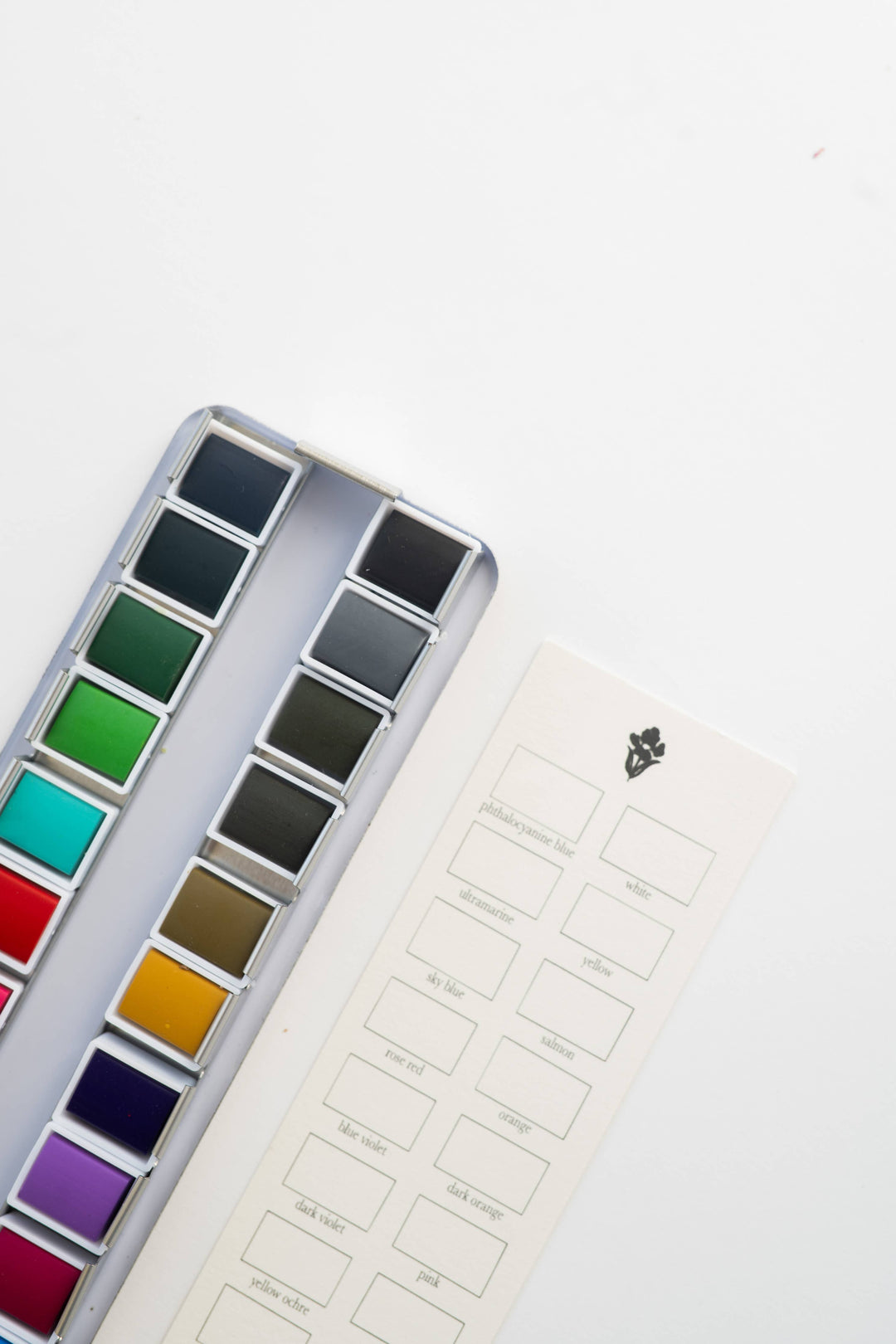 Bailey Rae Studio Gifts 24 Color Watercolor Paint Palette