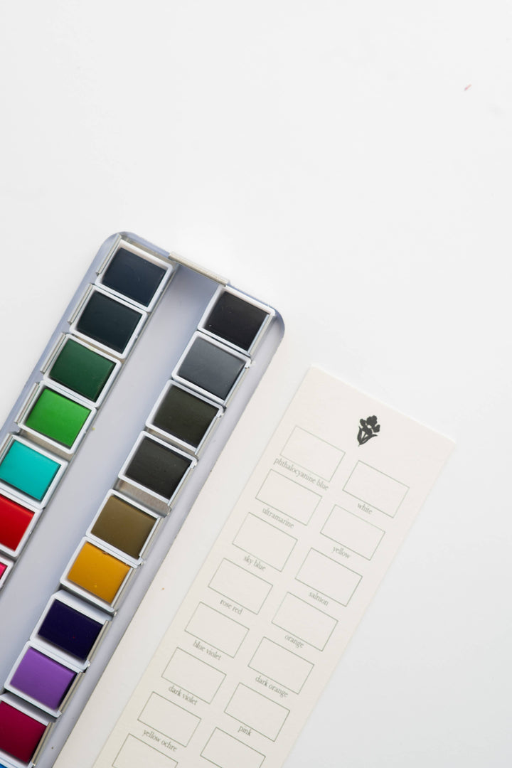 Bailey Rae Studio Gifts 24 Color Watercolor Paint Palette