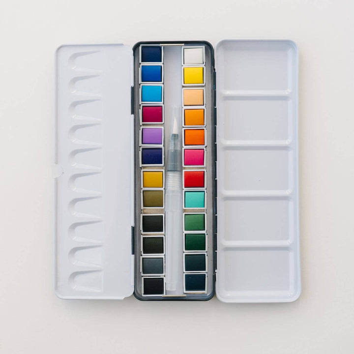 Bailey Rae Studio Gifts 24 Color Watercolor Paint Palette