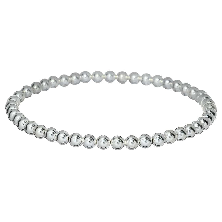 bara boheme Bracelet 4mm Classic Ball Bead Bracelet