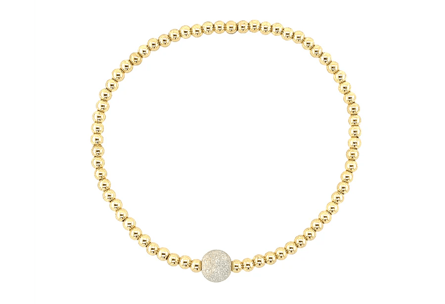 bara boheme Bracelet "Mariah" 14k Gold-filled Beaded Bracelet