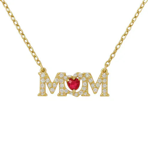 bara boheme Fashion Mom + Ruby | Pave Necklace