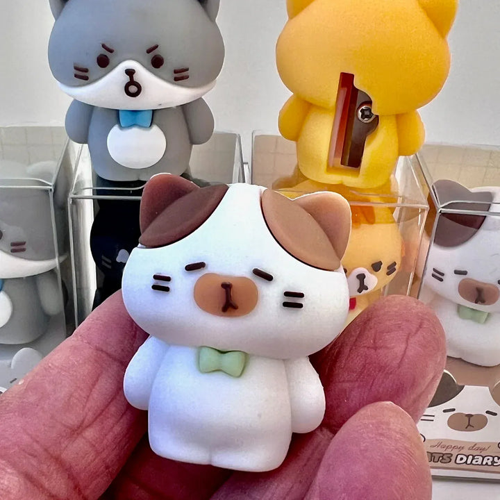 BC USA Pencil Sharpener Cat Diary Sharpener