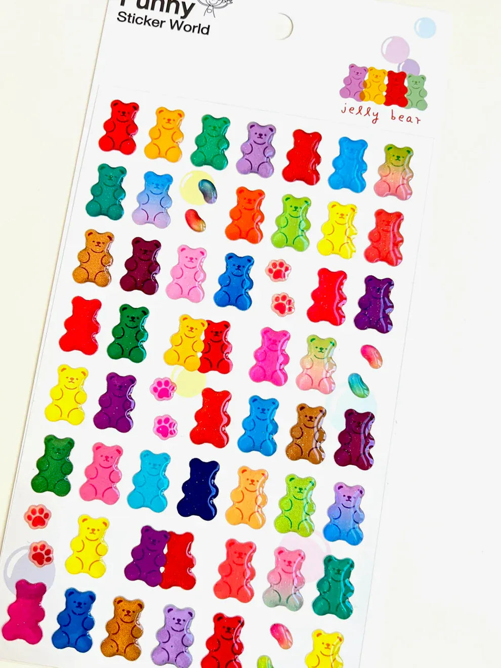 BC USA Stickers Gummy Bear Stickers