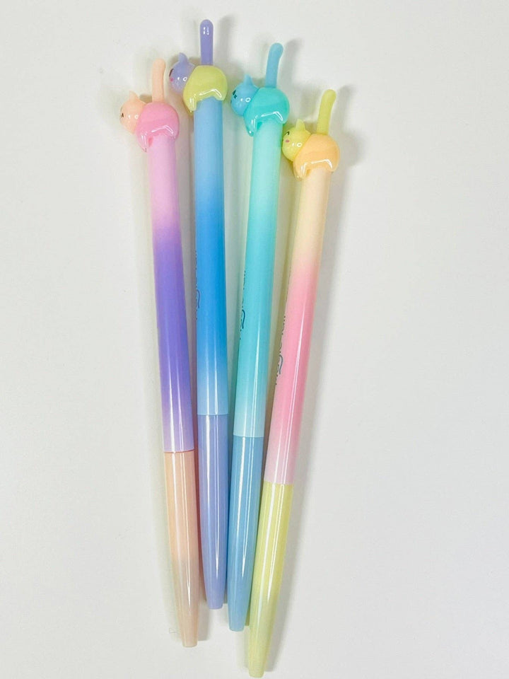BCmini Paper Cat Tail Colors Gel Pen