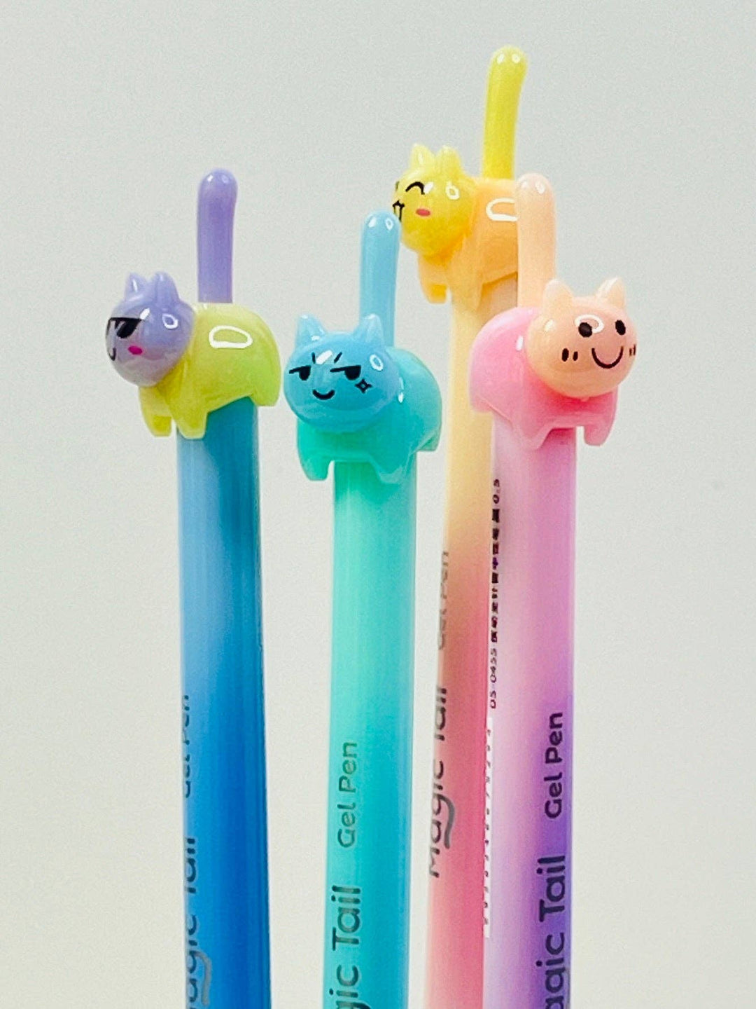 BCmini Paper Cat Tail Colors Gel Pen