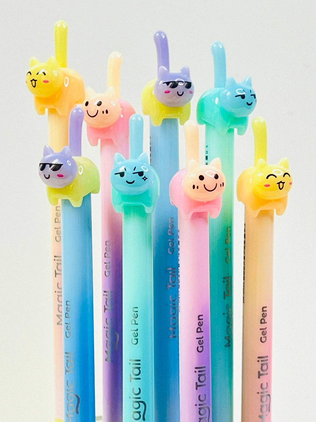 BCmini Paper Cat Tail Colors Gel Pen