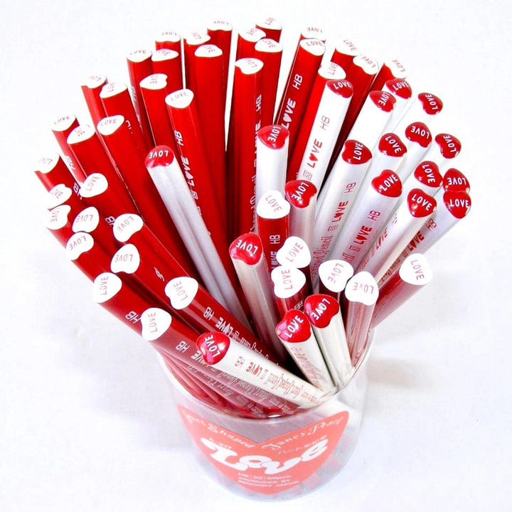 BCmini Pen and Pencils Love Heart Shaped Pencil