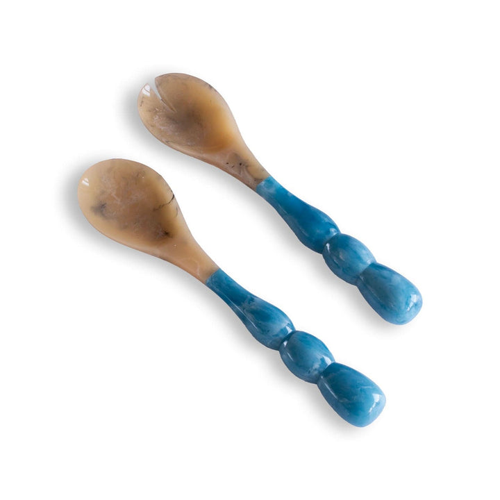 Beatriz Ball Home RESIN Rio Bubble Salad Servers (Blue)