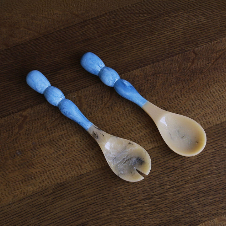 Beatriz Ball Home RESIN Rio Bubble Salad Servers (Blue)