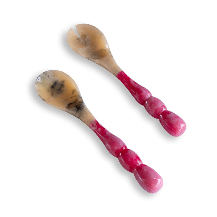Beatriz Ball Home RESIN Rio Bubble Salad Servers (Pink)