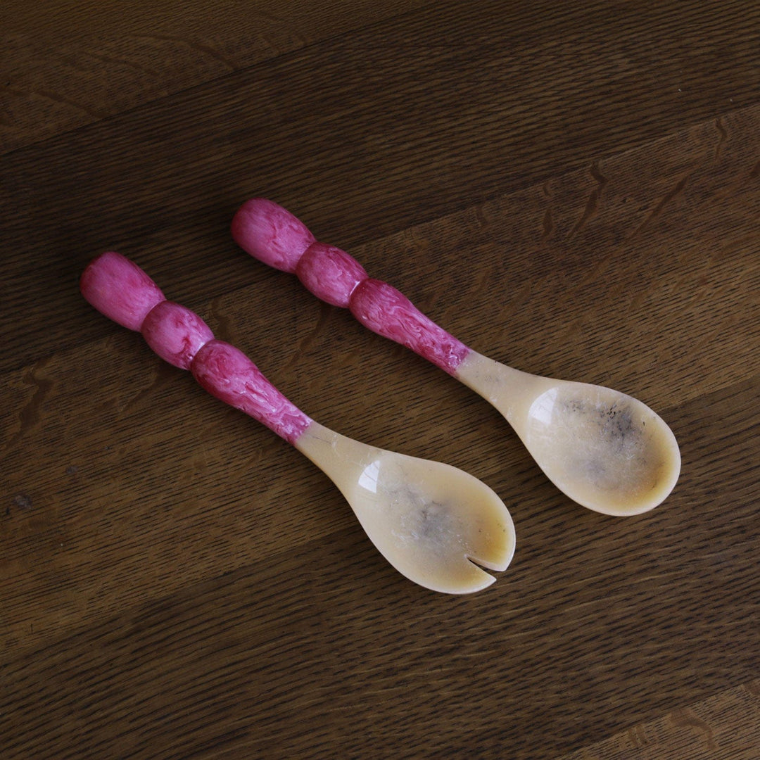 Beatriz Ball Home RESIN Rio Bubble Salad Servers (Pink)