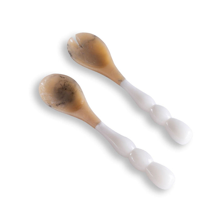 Beatriz Ball Home RESIN Rio Bubble Salad Servers (White)