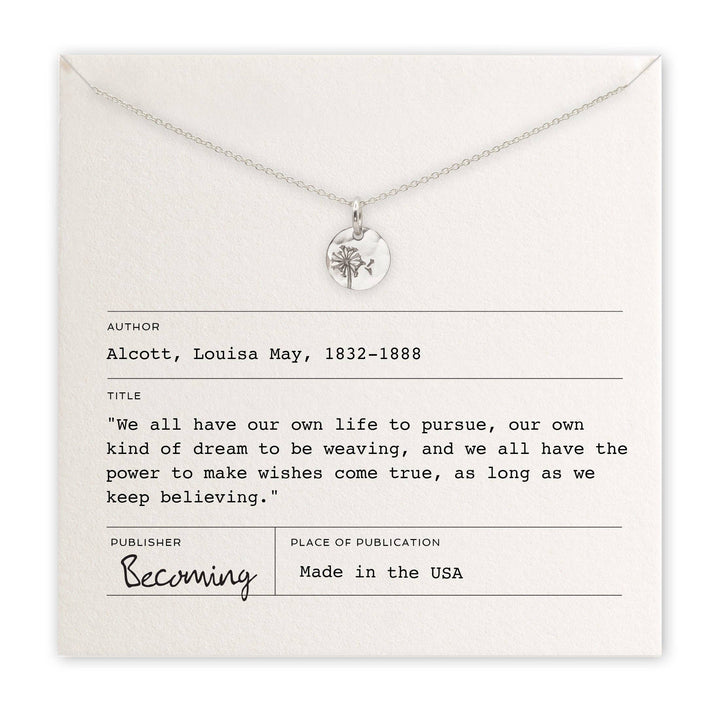 Becoming Jewelry Fashion Dandelion Wishes Necklace