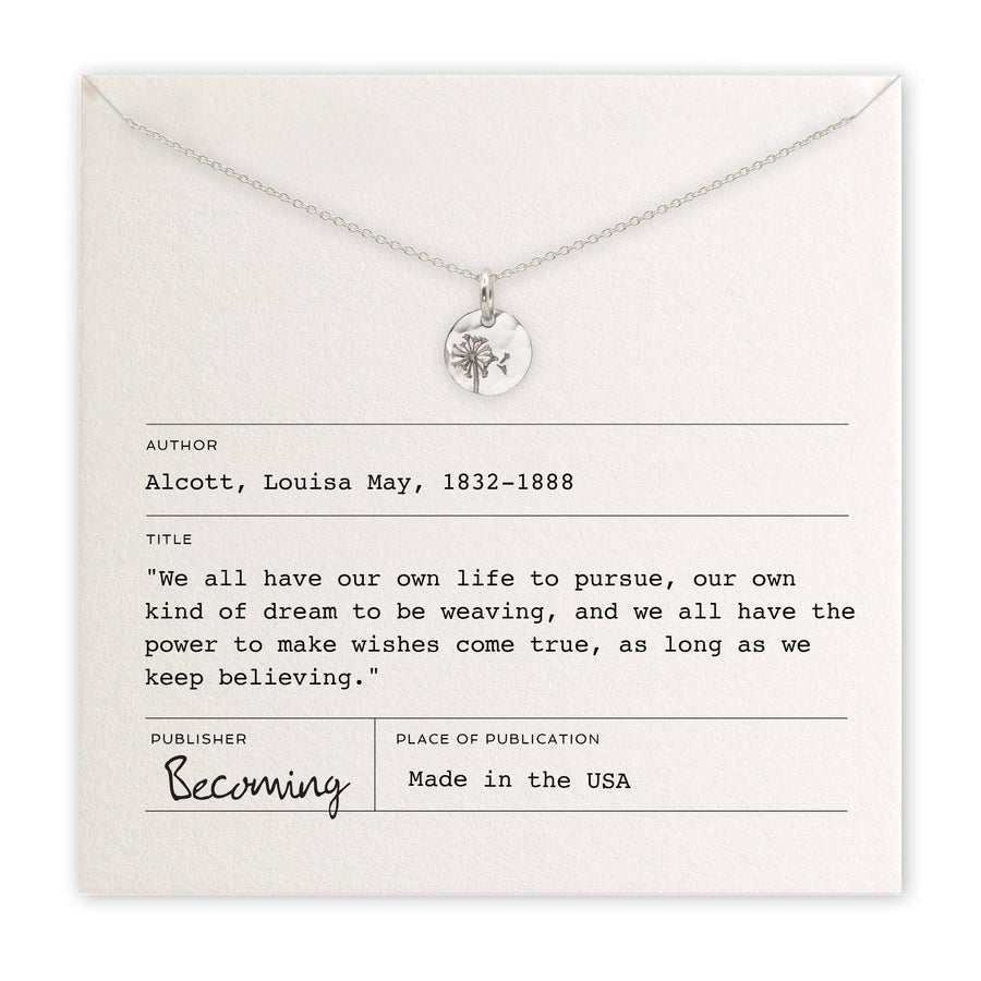 Becoming Jewelry Fashion Dandelion Wishes Necklace