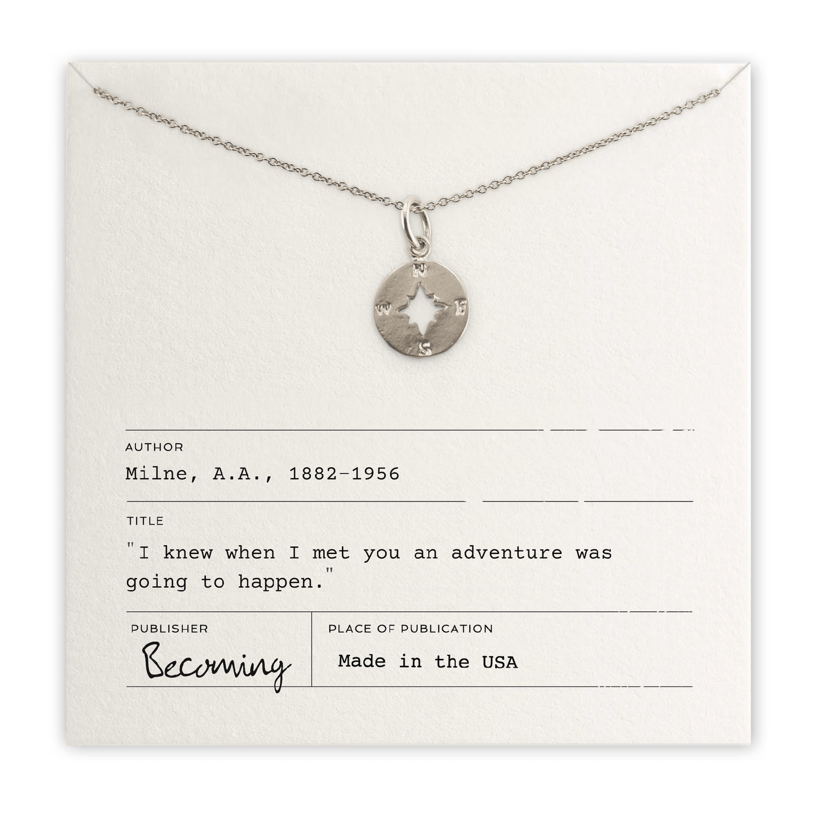 Becoming Jewelry Fashion Gold Fill Friendship Adventure Necklace