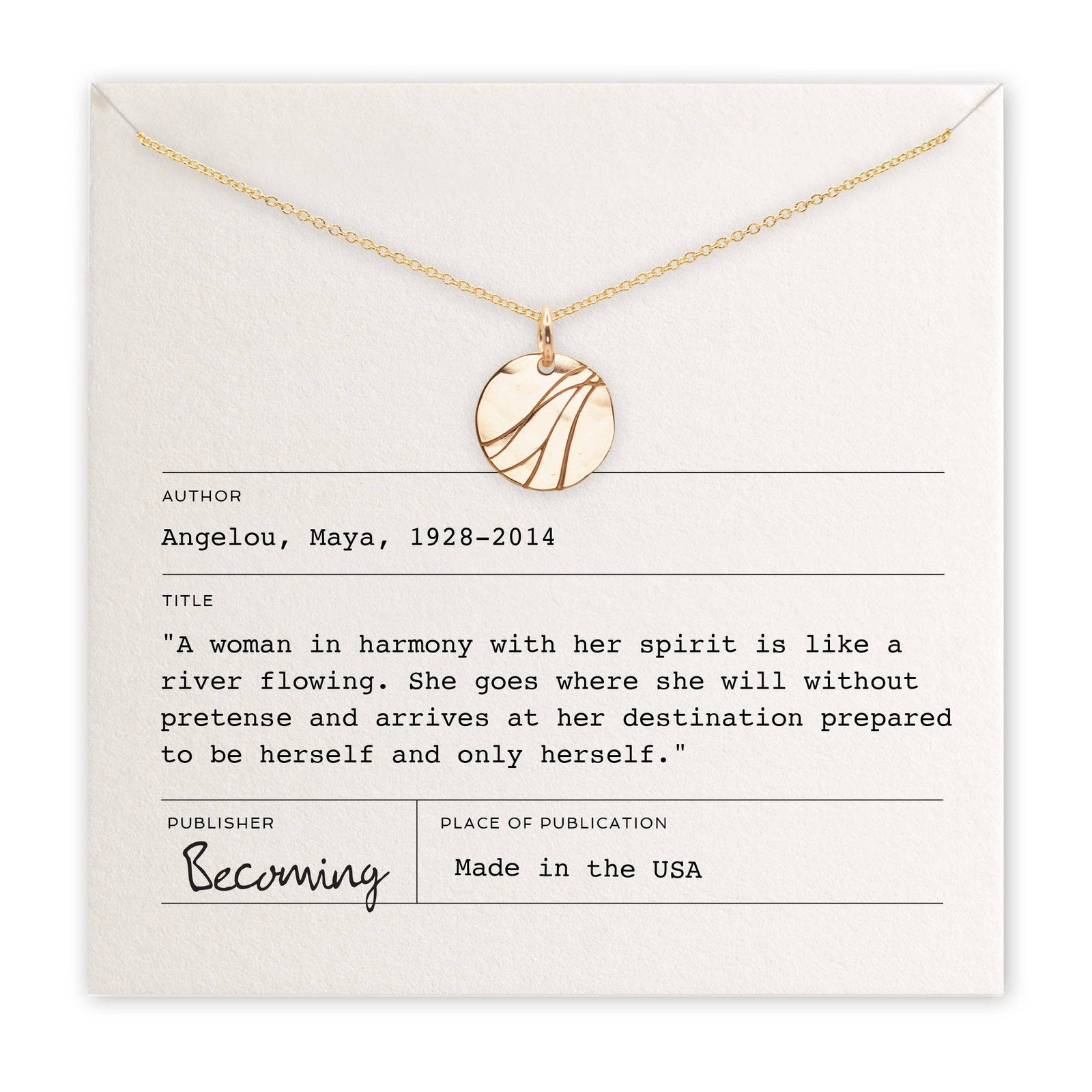 Becoming Jewelry Fashion Gold Fill River Necklace