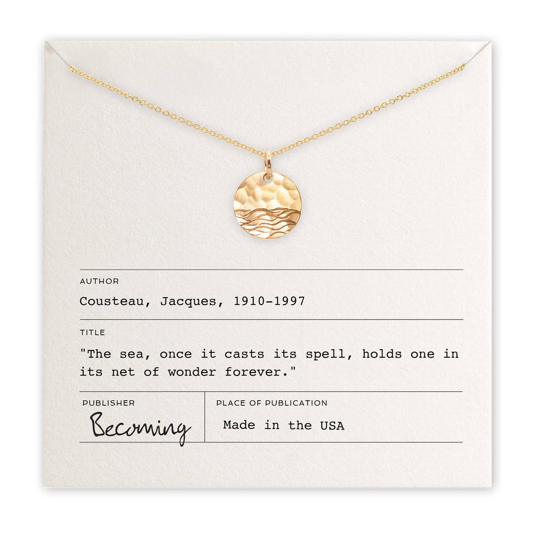 Becoming Jewelry Fashion Gold Fill The Sea Necklace