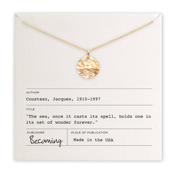 Becoming Jewelry Fashion Gold Fill The Sea Necklace
