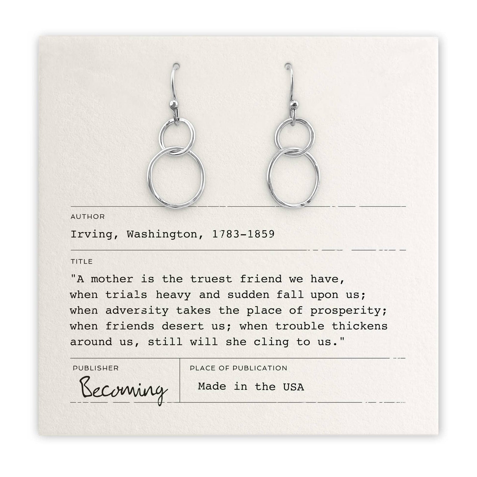 Becoming Jewelry Fashion Mother Earrings