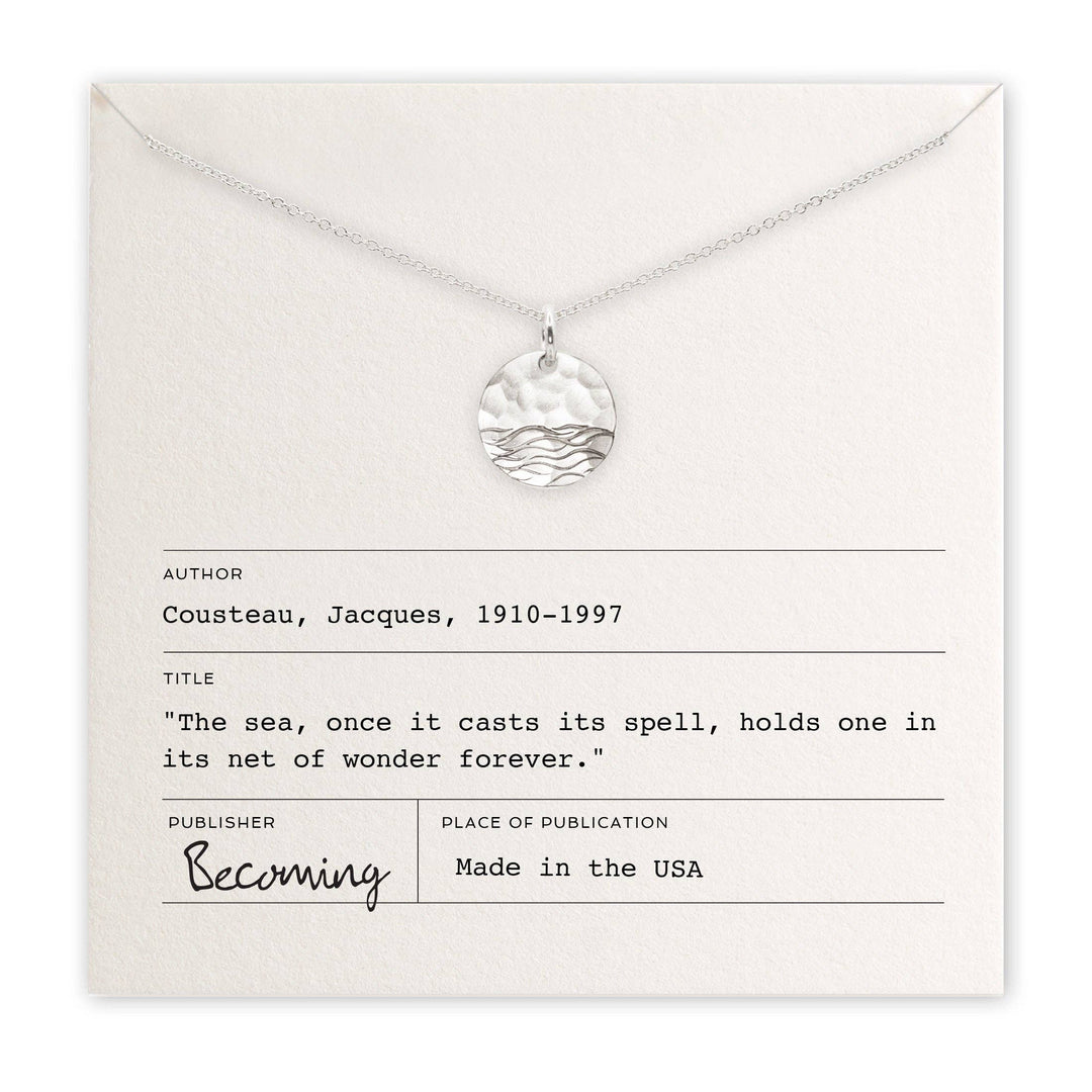 Becoming Jewelry Fashion Sterling Silver The Sea Necklace
