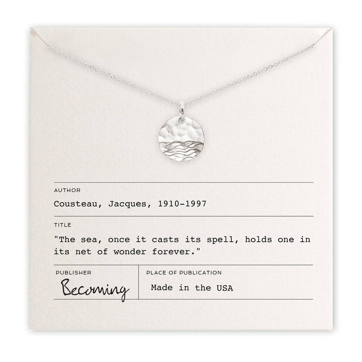 Becoming Jewelry Fashion Sterling Silver The Sea Necklace