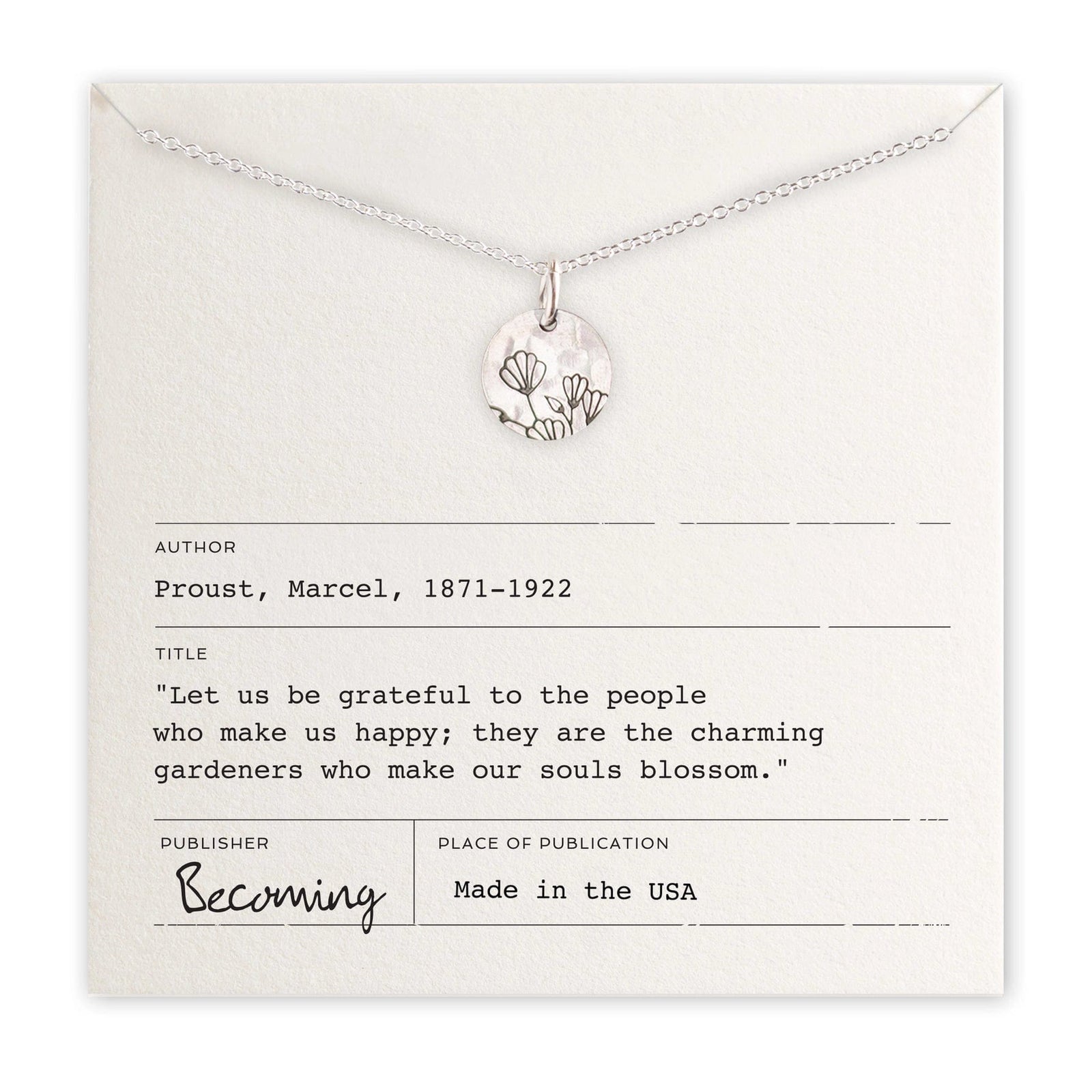 Becoming Jewelry Necklace Blossom Necklace