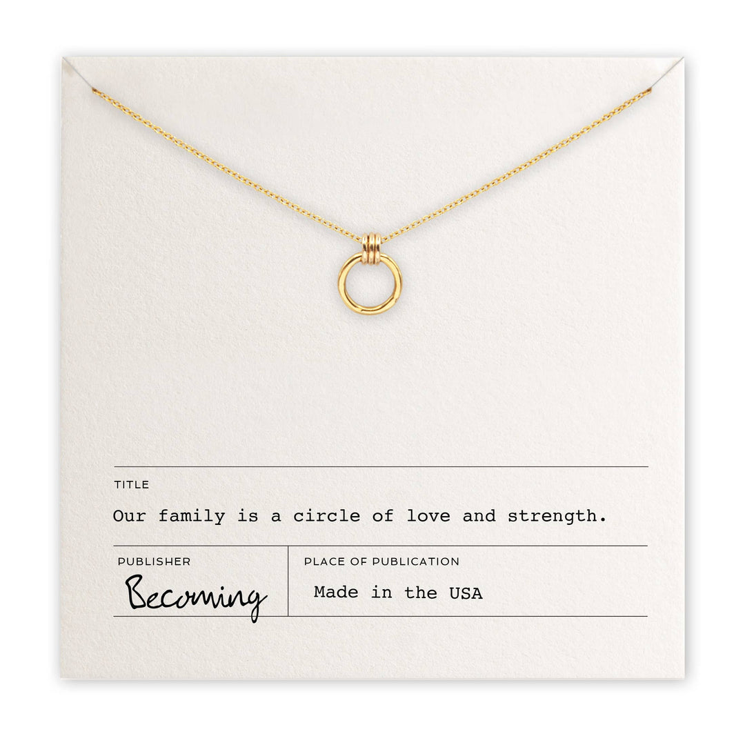 Becoming Jewelry Necklace Family Circle Necklace