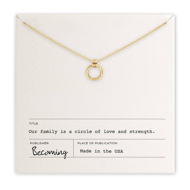 Becoming Jewelry Necklace Family Circle Necklace