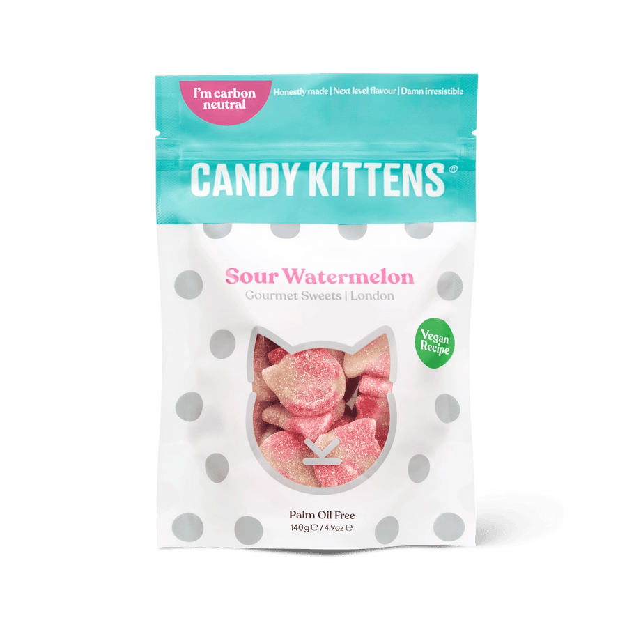 Belgium's Chocolate Source Candy Candy Kittens Sour Watermelon, 140g. / 4.9 oz.