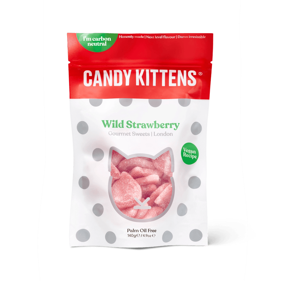 Belgium's Chocolate Source Candy Candy Kittens Wild Strawberry 125g / 4.9 oz