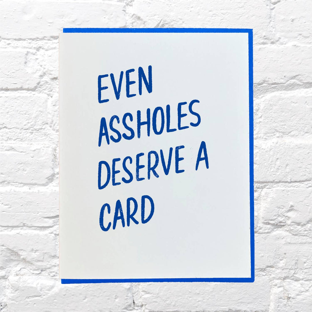 Bench Pressed Cards Even Assholes Deserve A Card