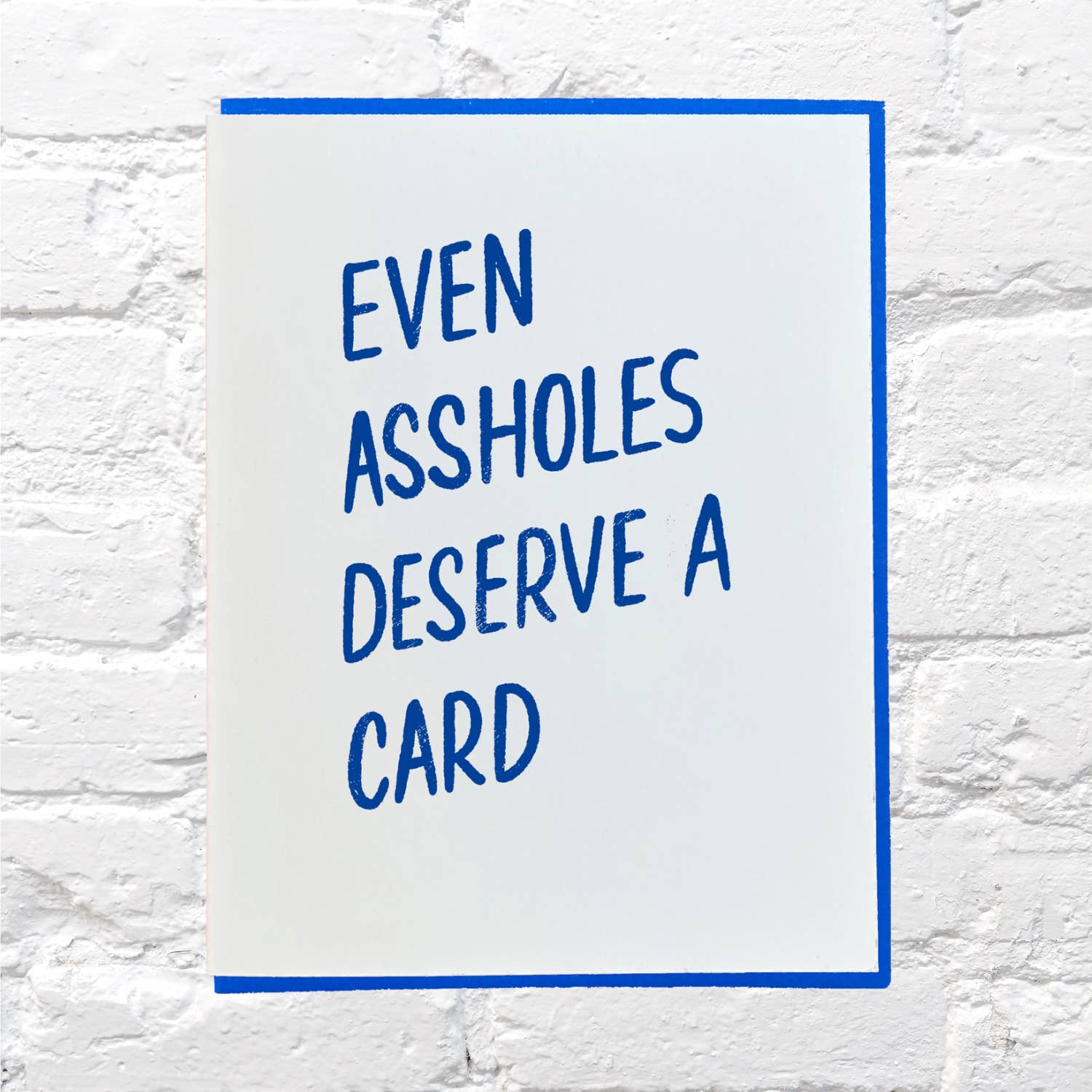 Bench Pressed Cards Even Assholes Deserve A Card