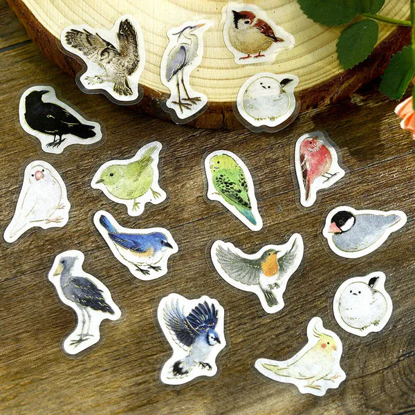 BGM Paper Bird Flake Stickers