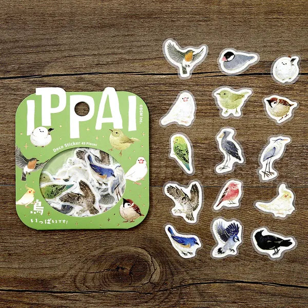 BGM Paper Bird Flake Stickers