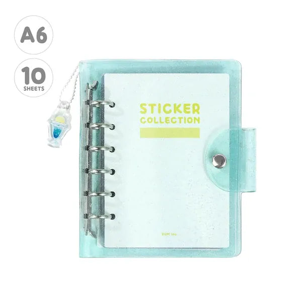 BGM Paper Light Blue Sticker Collection Notebook