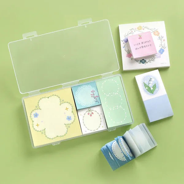 BGM Paper Memono Memo Pad - The Language of Flowers