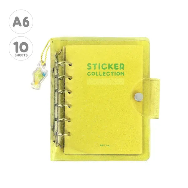 BGM Paper Yellow Sticker Collection Notebook