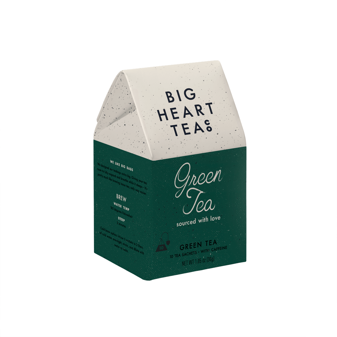 Big Heart Tea Co. Gifts Green Tea 10 ct Tea Bags