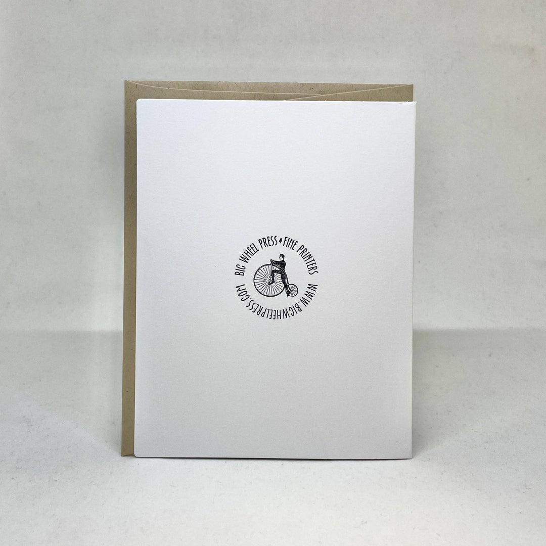 Big Wheel Press Cards A Little Ass