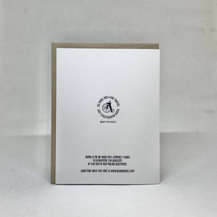 Big Wheel Press Cards A Very Happy Birthday - Pooh Card