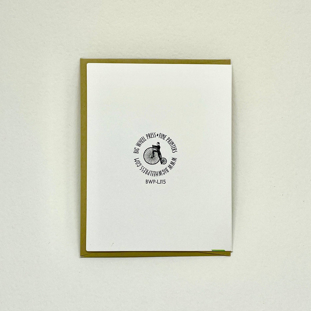 Big Wheel Press Cards Empty Bowl