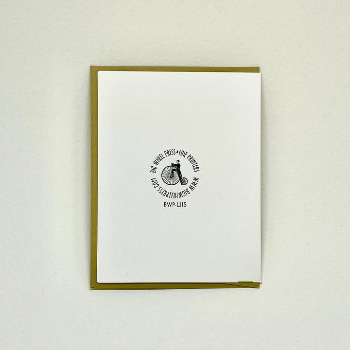 Big Wheel Press Cards Empty Bowl