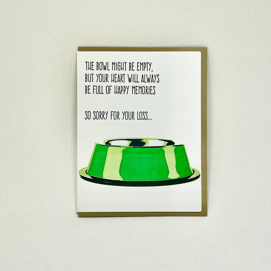 Big Wheel Press Cards Empty Bowl