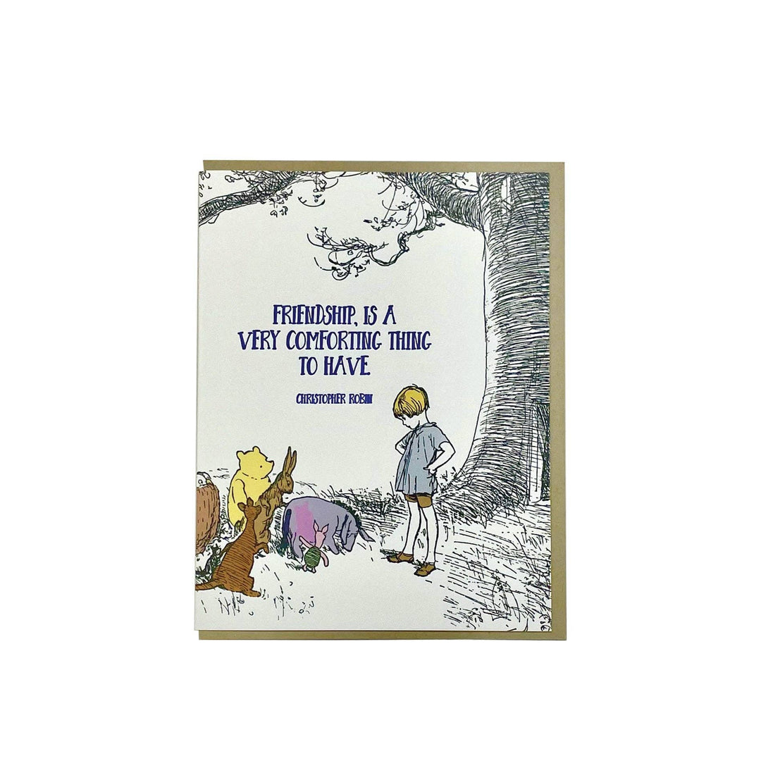 Big Wheel Press Cards Friendship - Pooh Card