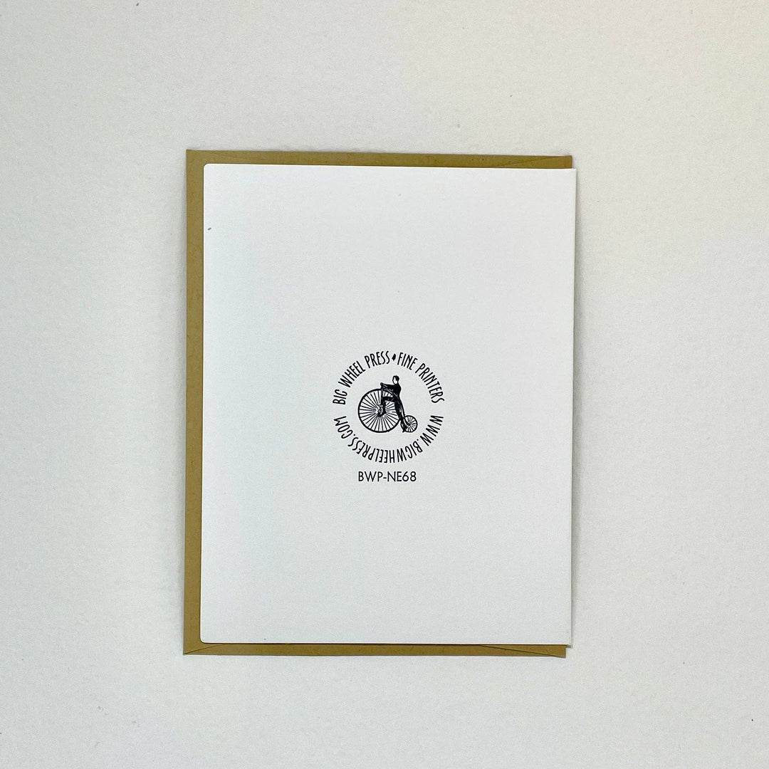 Big Wheel Press Cards Of All the Paths you Take - John Muir