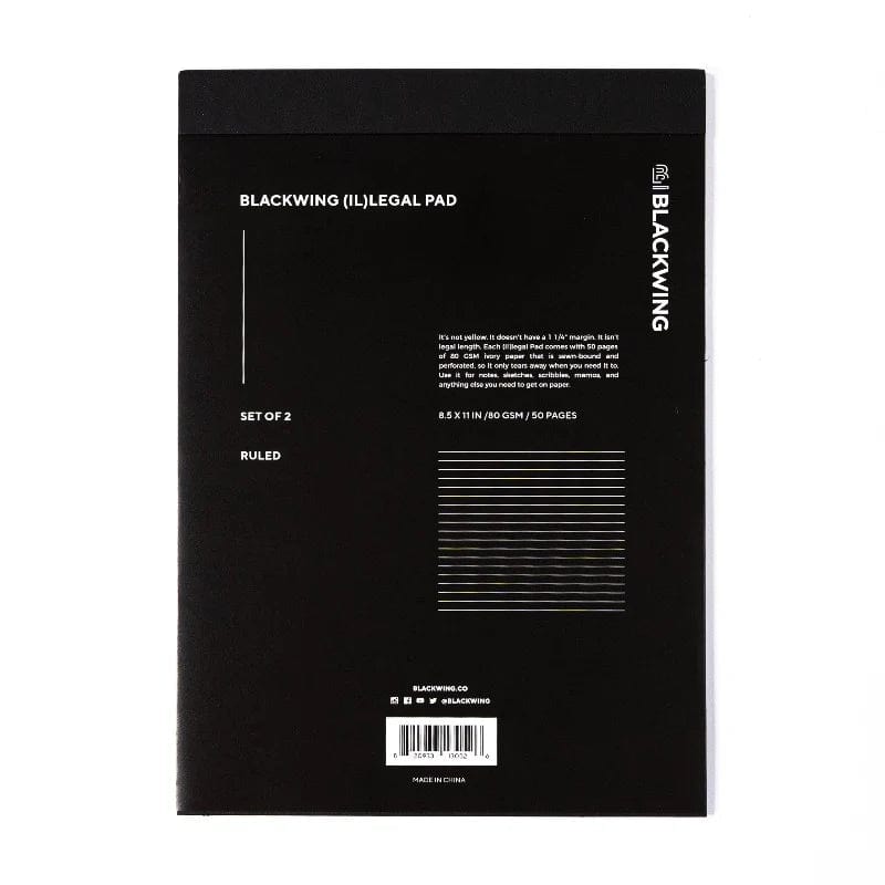 Blackwing Notepads Blackwing A5 Legal Pad - Set of 2